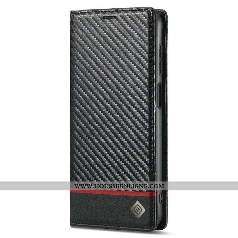 Housse Samsung Galaxy A12 / M12 Fibre Carbone LC.IMEEKE