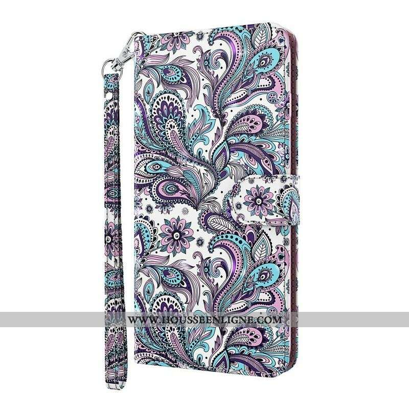 Housse Samsung Galaxy A12 / M12 Fleurs Motifs