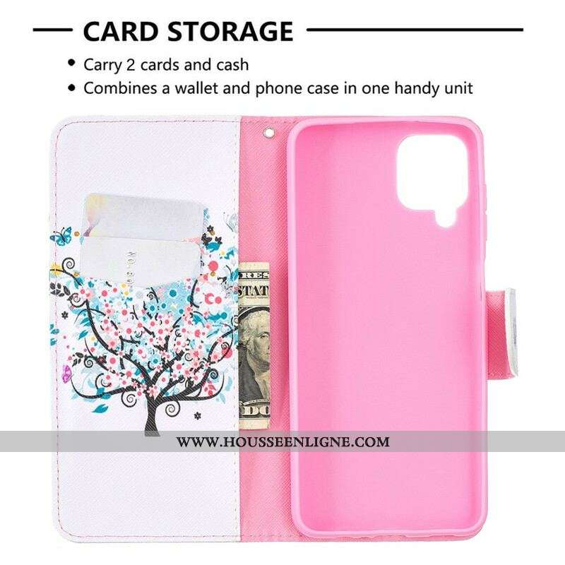 Housse Samsung Galaxy A12 / M12 Flowered Tree