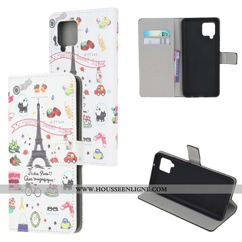 Housse Samsung Galaxy A12 / M12 J'adore Paris