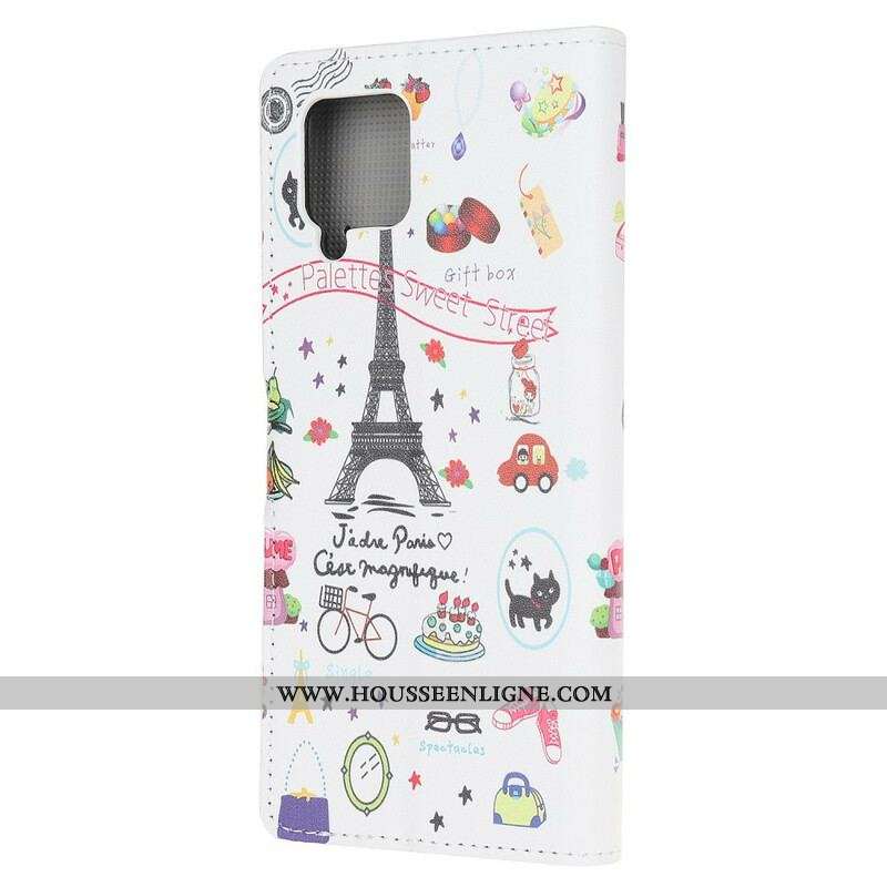 Housse Samsung Galaxy A12 / M12 J'adore Paris