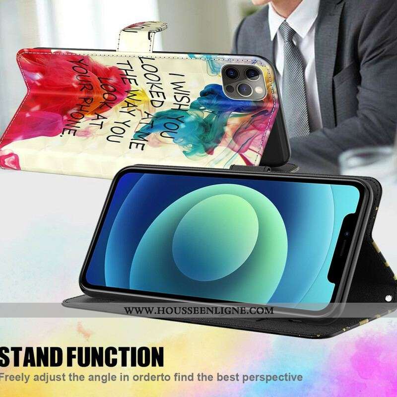 Housse Samsung Galaxy A12 / M12 Light Spot I Wish avec Lanière
