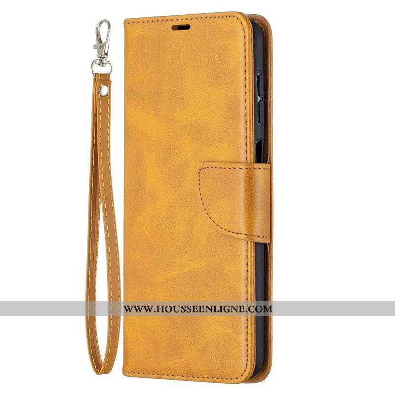 Housse Samsung Galaxy A12 / M12 Lisse Rabat Oblique