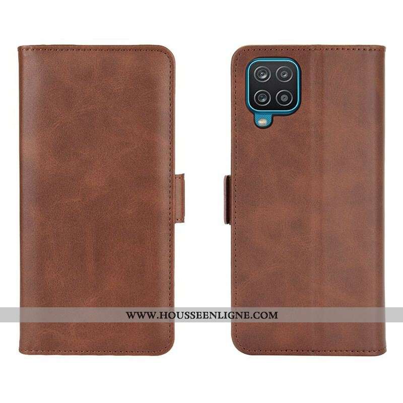 Housse Samsung Galaxy A12 / M12 Rabat Double