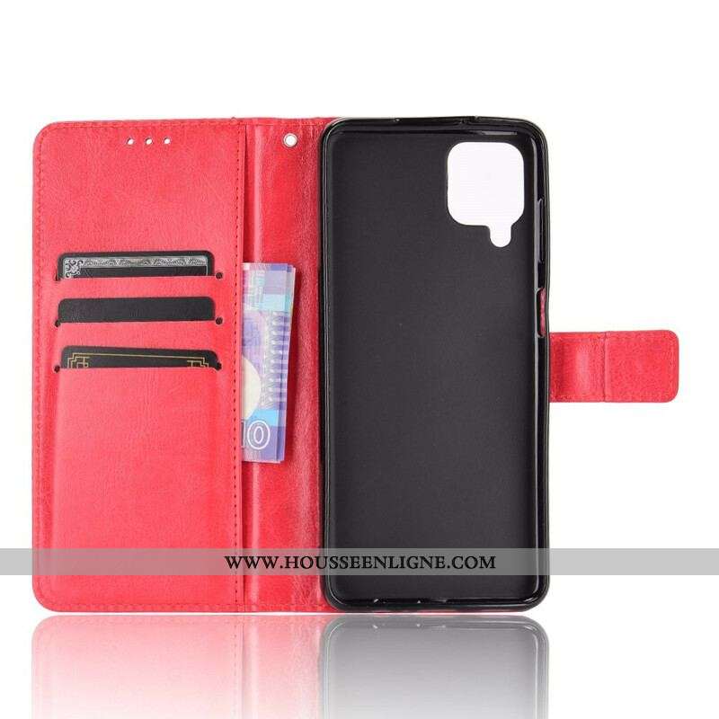 Housse Samsung Galaxy A12 / M12 Simili Cuir Flashy