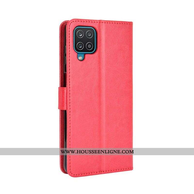Housse Samsung Galaxy A12 / M12 Simili Cuir Flashy