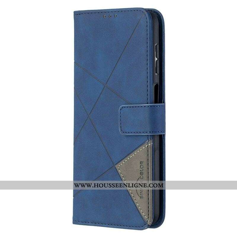 Housse Samsung Galaxy A12 / M12 Triangles Binfen Color