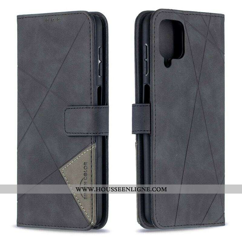 Housse Samsung Galaxy A12 / M12 Triangles Binfen Color
