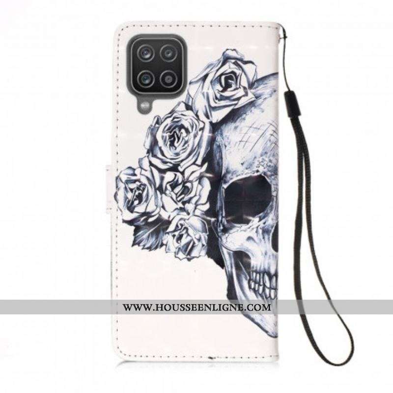 Housse Samsung Galaxy A12 / M12 Tête de Mort