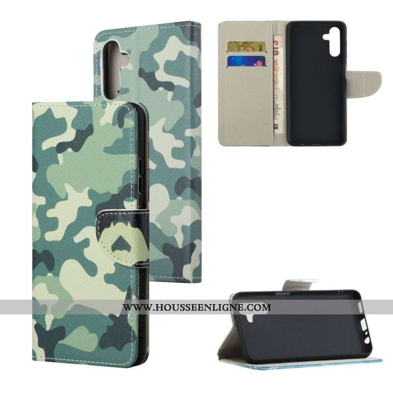 Housse Samsung Galaxy A13 5G / A04s Camouflage Militaire