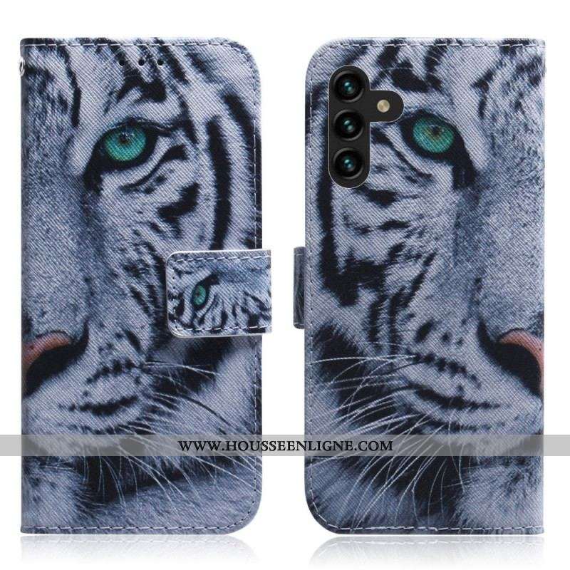 Housse Samsung Galaxy A13 5G / A04s Face de Tigre