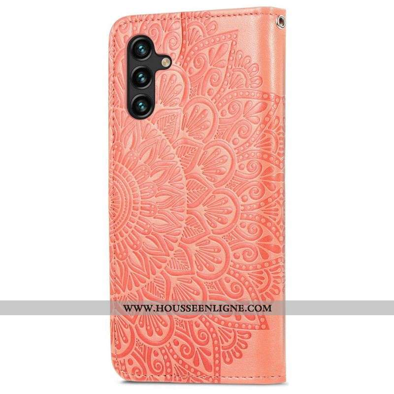 Housse Samsung Galaxy A13 5G / A04s Feuilles Tribales