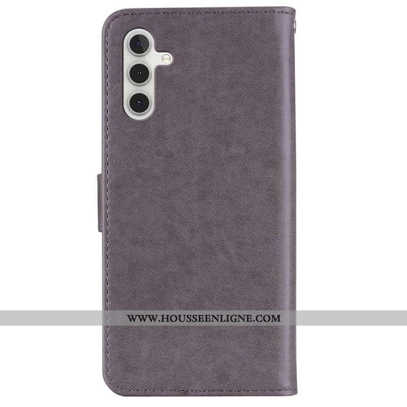 Housse Samsung Galaxy A13 5G / A04s Hibou Mandala et Breloque