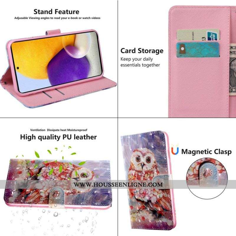 Housse Samsung Galaxy A13 5G / A04s Hibou le Peintre