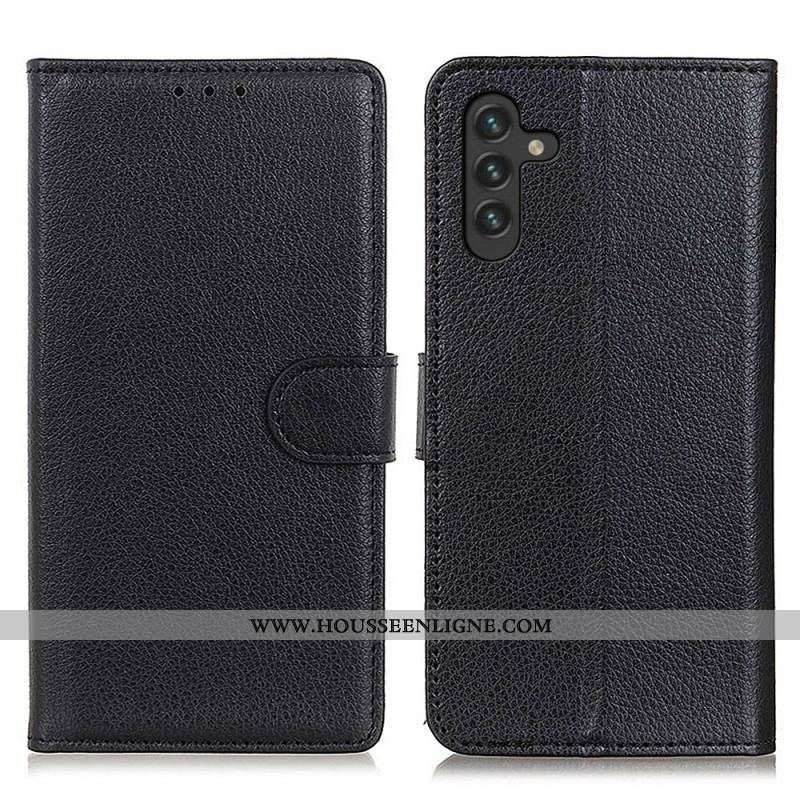 Housse Samsung Galaxy A13 5G / A04s Litchi Texture