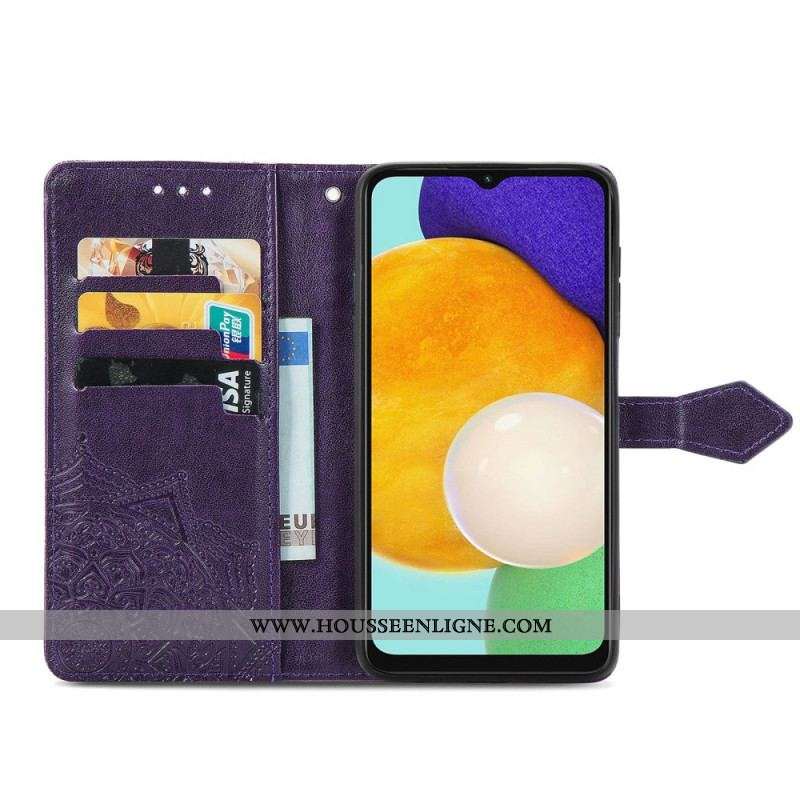 Housse Samsung Galaxy A13 5G / A04s Mandala Moyen Age