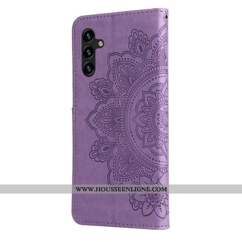 Housse Samsung Galaxy A13 5G / A04s Mandala de Fleurs