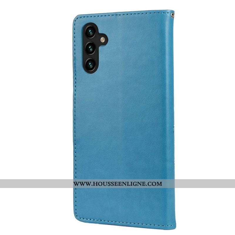 Housse Samsung Galaxy A13 5G / A04s Papillons et Fleurs
