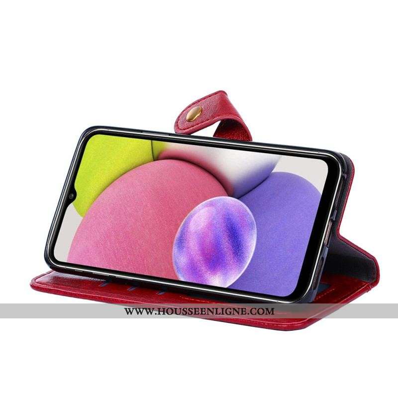 Housse Samsung Galaxy A13 5G / A04s Porte-Monnaie Frontal et Lanière