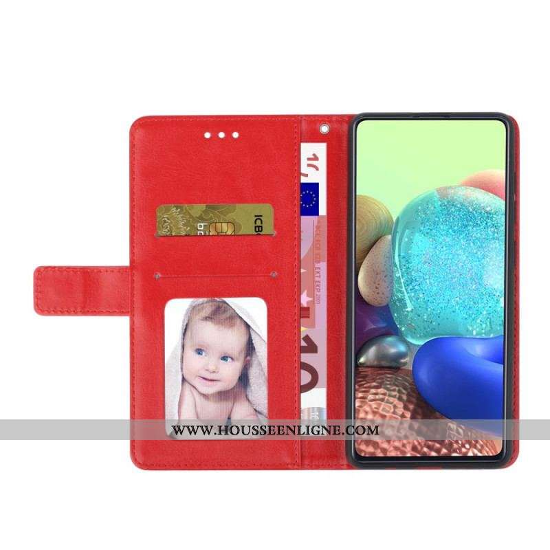 Housse Samsung Galaxy A13 5G / A04s Style Cuir Géo Y Design