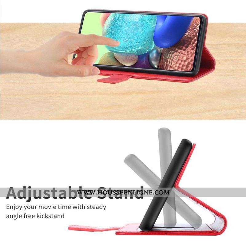Housse Samsung Galaxy A13 5G / A04s Style Cuir Géo Y Design