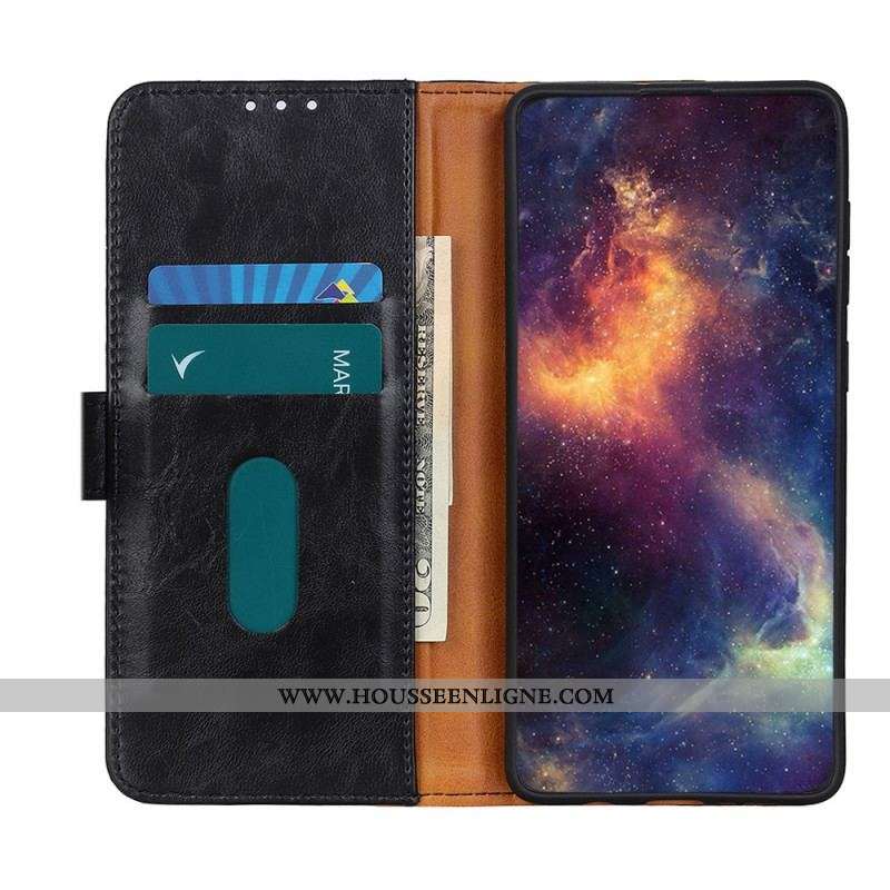 Housse Samsung Galaxy A13 5G / A04s Style Cuir Élégance KHAZNEH