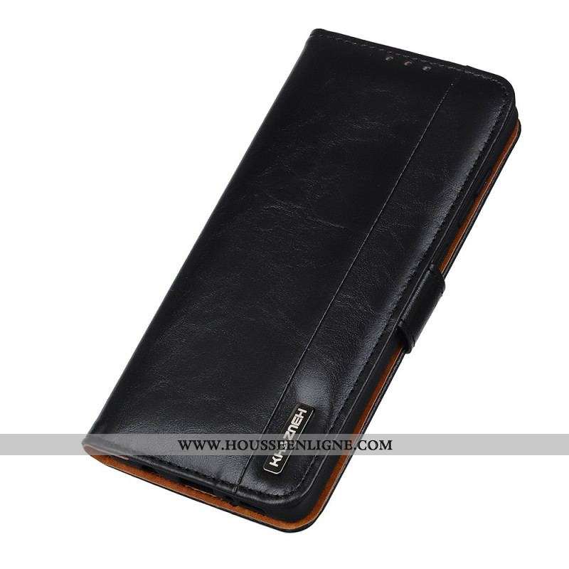 Housse Samsung Galaxy A13 5G / A04s Style Cuir Élégance KHAZNEH