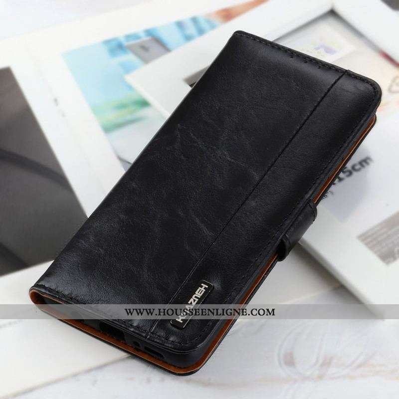 Housse Samsung Galaxy A13 5G / A04s Style Cuir Élégance KHAZNEH