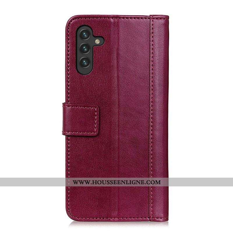 Housse Samsung Galaxy A13 5G / A04s Style Cuir Élégance