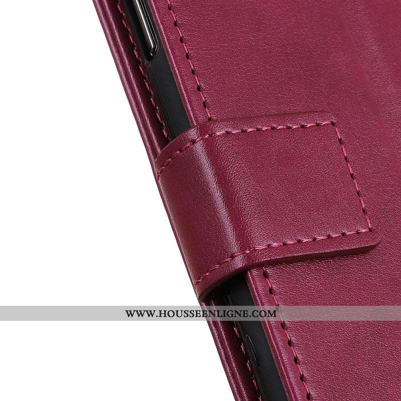 Housse Samsung Galaxy A13 5G / A04s Style Cuir Élégance