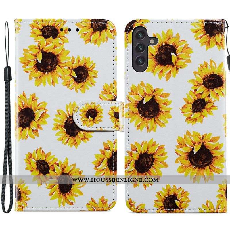 Housse Samsung Galaxy A13 5G / A04s Tournesols