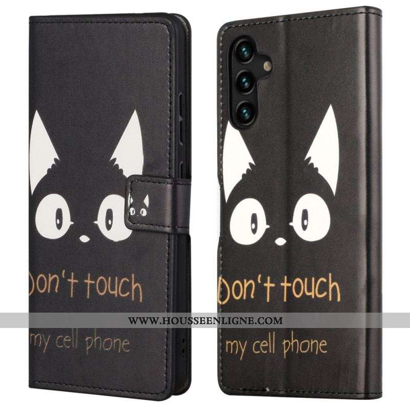 Housse Samsung Galaxy A13 5G Don't Touch My Cell Phone