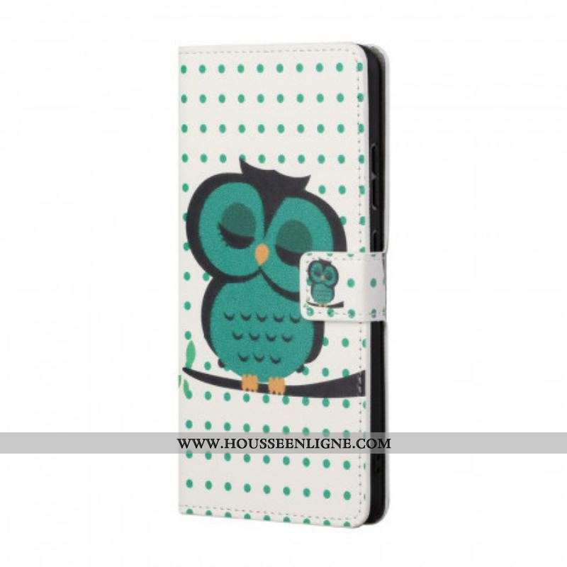 Housse Samsung Galaxy A13 5G Hibou Endormi