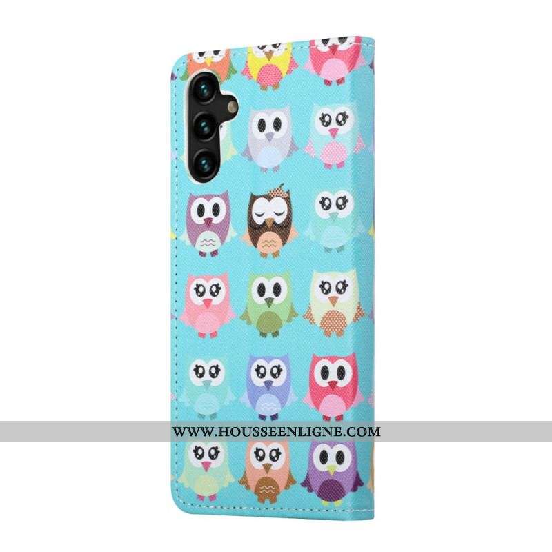 Housse Samsung Galaxy A13 5G Hiboux