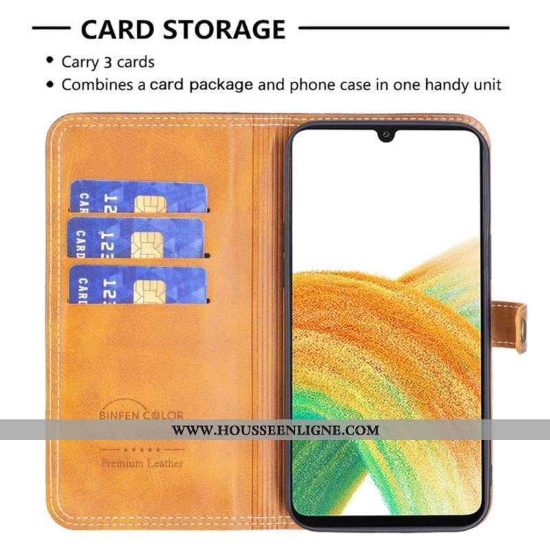 Housse Samsung Galaxy A13 Bicolore BINFEN Color