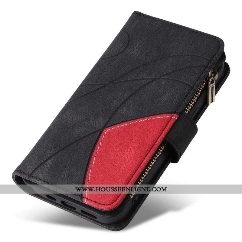 Housse Samsung Galaxy A13 Bicolore avec Porte-Monnaie