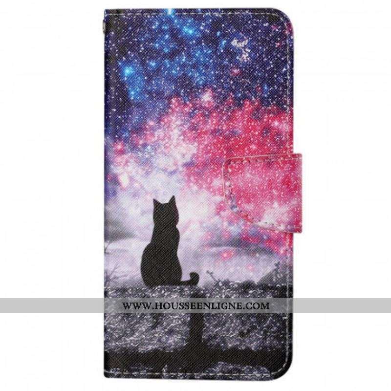 Housse Samsung Galaxy A13 Chat au Clair de Ciel