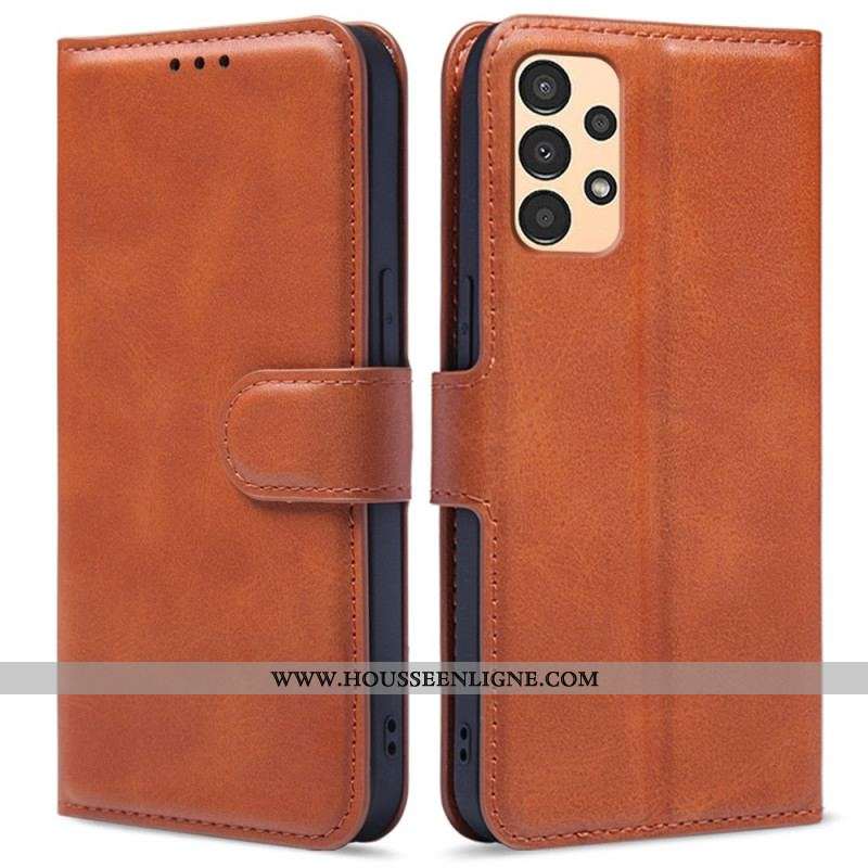 Housse Samsung Galaxy A13 Effet Cuir Rétro