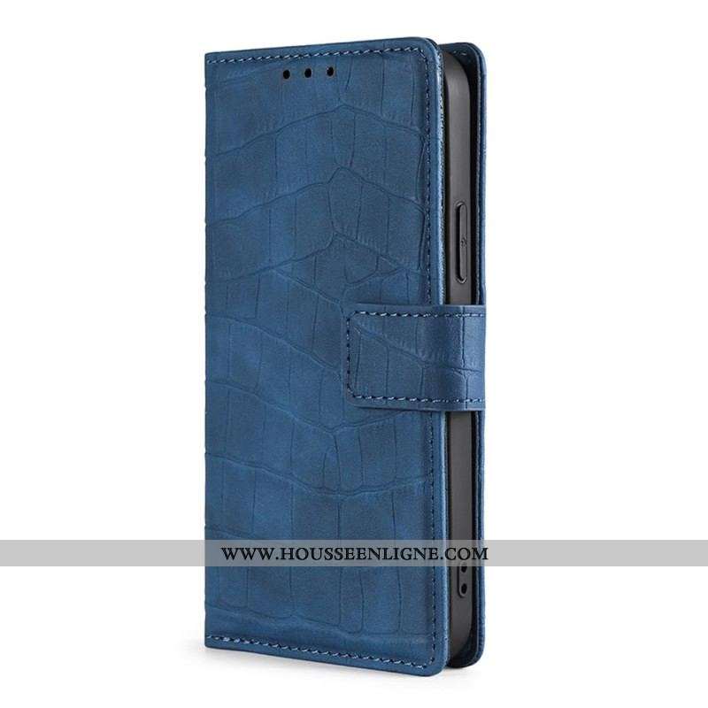 Housse Samsung Galaxy A13 Effet Peau de Crocodile