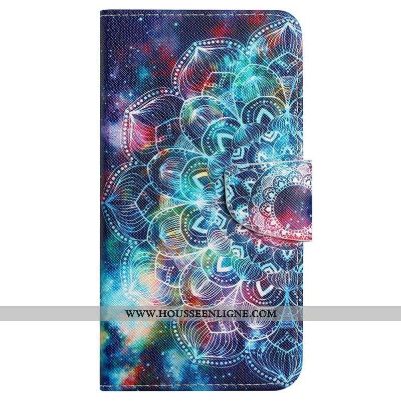 Housse Samsung Galaxy A13 Flashy Mandala à Lanière
