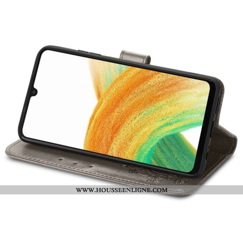 Housse Samsung Galaxy A13 Fleurs Abstraites