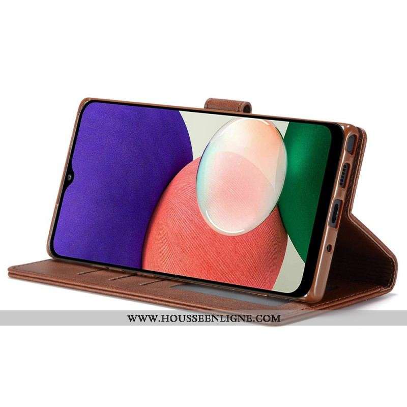 Housse Samsung Galaxy A13 LC.IMEEKE Effet Cuir