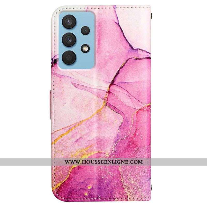 Housse Samsung Galaxy A13 Marbre à Lanière