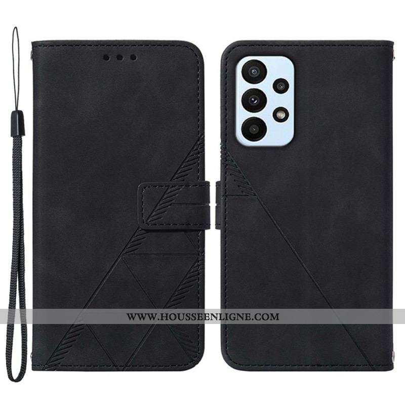 Housse Samsung Galaxy A13 Motif avec Lanière