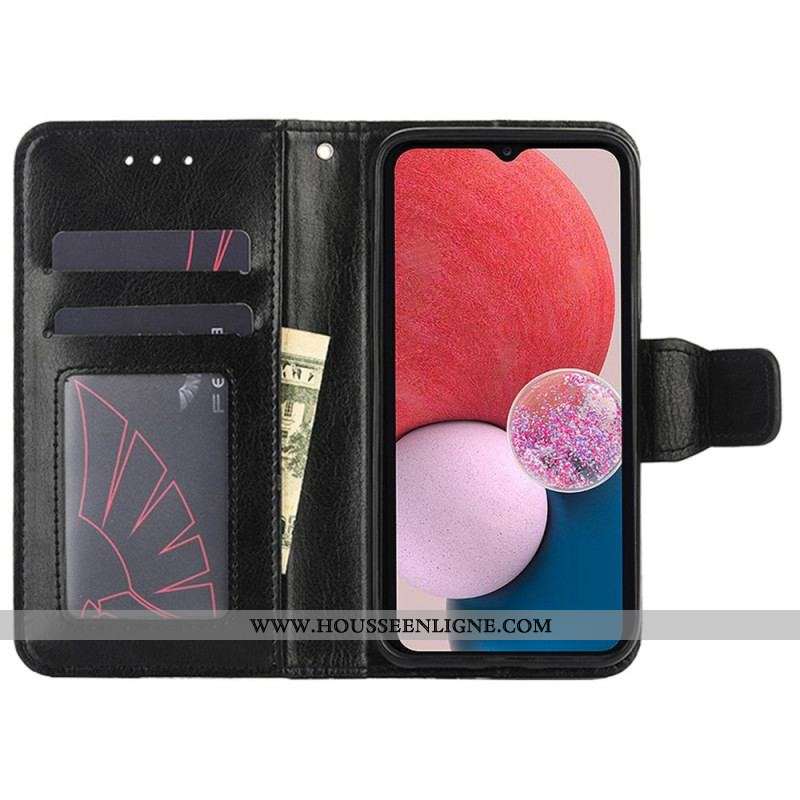 Housse Samsung Galaxy A13 Style Cuir Vintage