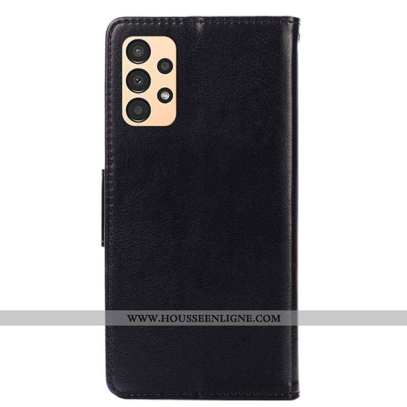 Housse Samsung Galaxy A13 Style Cuir Vintage
