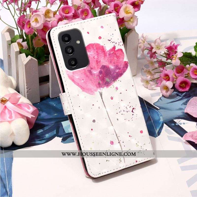 Housse Samsung Galaxy A13 Tigre Coquelicot Lanière