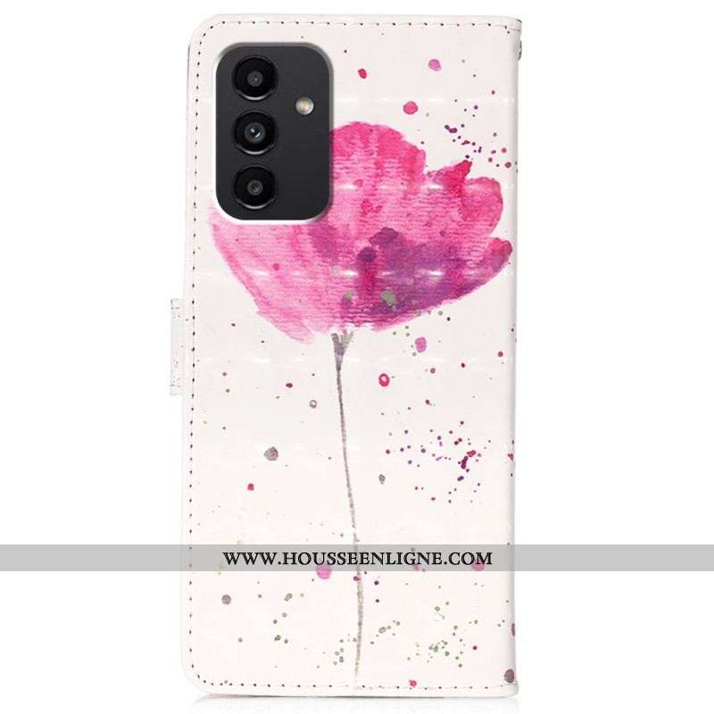 Housse Samsung Galaxy A13 Tigre Coquelicot Lanière