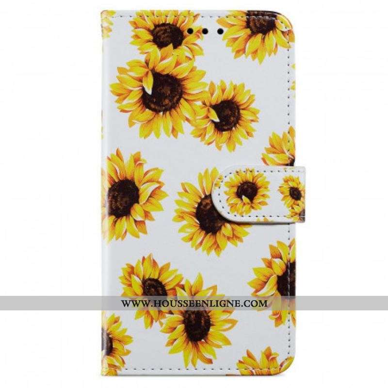 Housse Samsung Galaxy A13 Tournesols