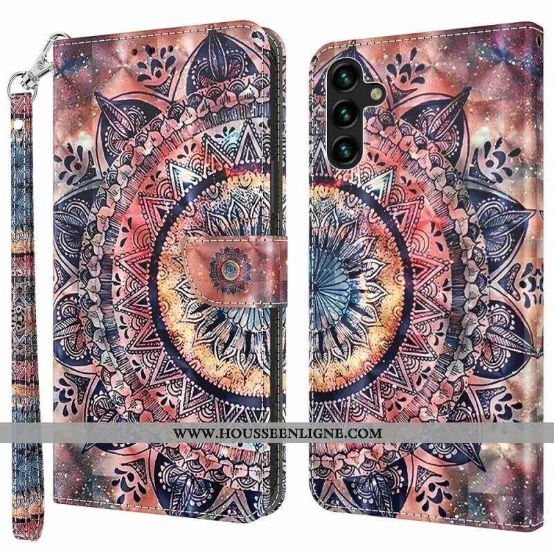Housse Samsung Galaxy A14 5G / A14 Attrape Rêves à Lanière